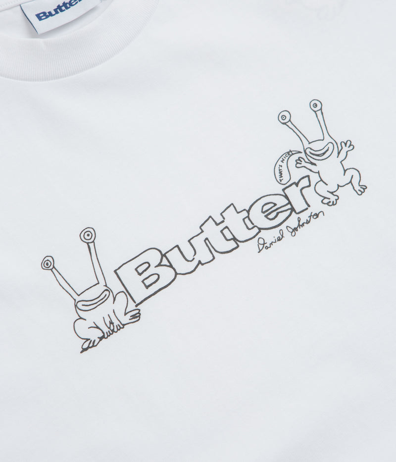 Butter Goods x Daniel Johnston Frog Logo T-Shirt in White