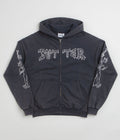 Butter Goods x Daniel Johnston Thirteen Zip-Thru Hoodie in Washed Navy