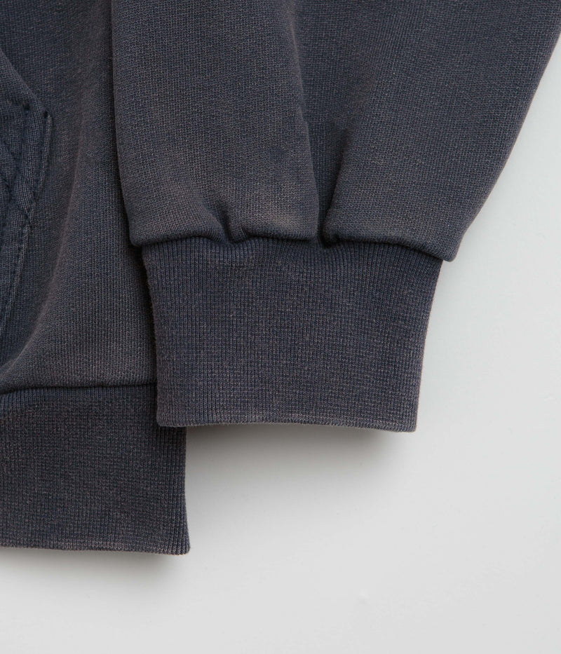 Butter Goods x Daniel Johnston Thirteen Zip-Thru Hoodie in Washed Navy