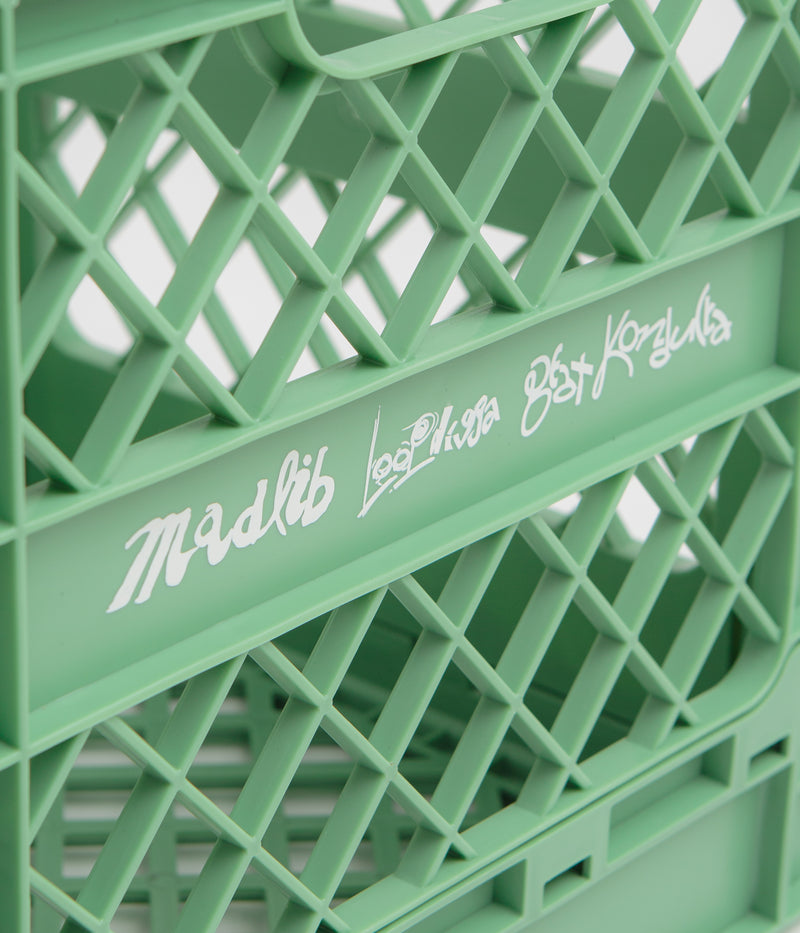 Butter Goods x Madlib Collapsible Record Crate in Sage