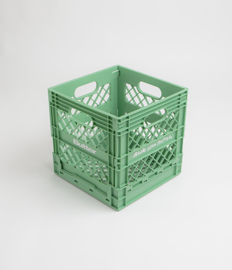 Butter Goods x Madlib Collapsible Record Crate in Sage