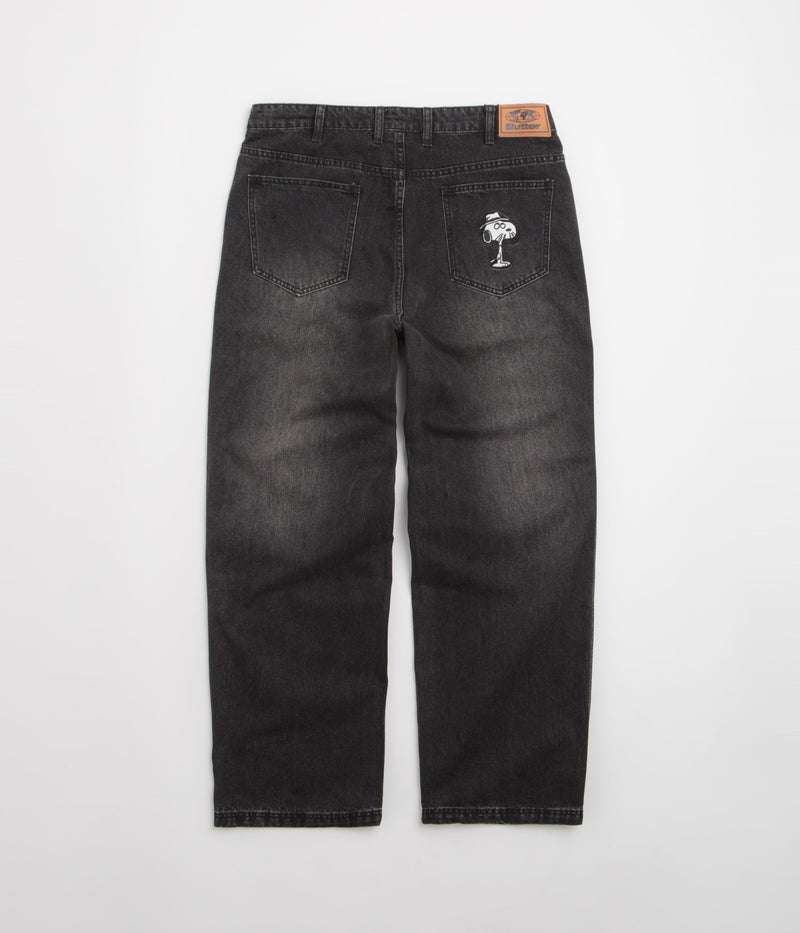 Butter Goods x Peanuts Spike Denim Jeans in Faded Black