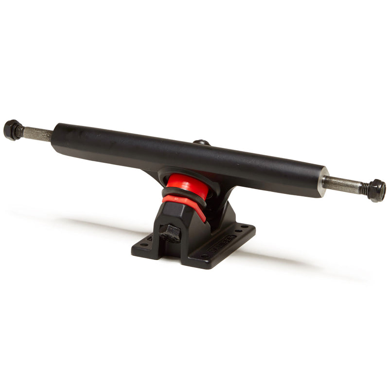 Caliber 3 Raked 10" w/Shim Longboard Trucks - Blackout 44 Degree - 184mm