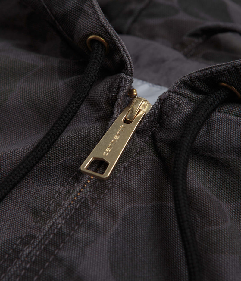 Carhartt Duck Active Jacket in Camo Duck and Green / Graphite