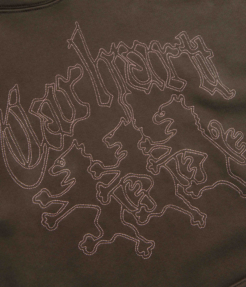 Carhartt Hackwork Hoodie in Vitola and Glassy Pink