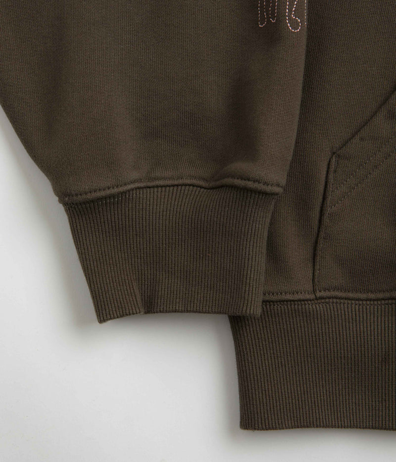 Carhartt Hackwork Hoodie in Vitola and Glassy Pink