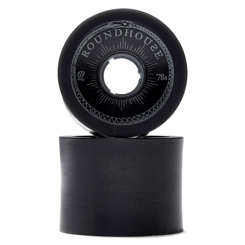 Carver Roundhouse 78a Concave Longboard Wheels - Smoke - 69mm