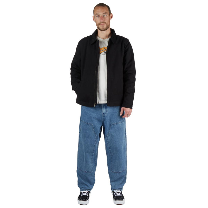 CCS 4x4 Reinforced Baggy Taper Denim Jeans - Medium Wash