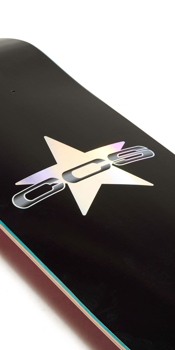 CCS 97 Star Skateboard Deck - Holographic/Black