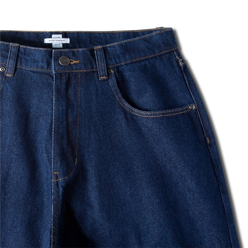 CCS Baggy Straight Denim Jeans - Overdyed Navy