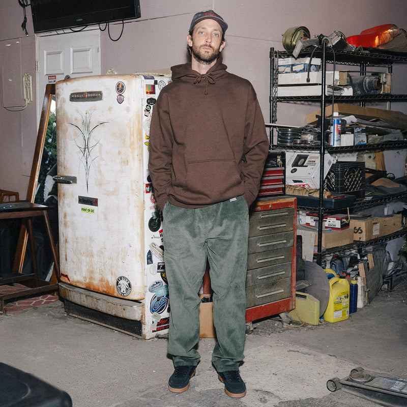 CCS Baggy Taper Corduroy Pants - Green