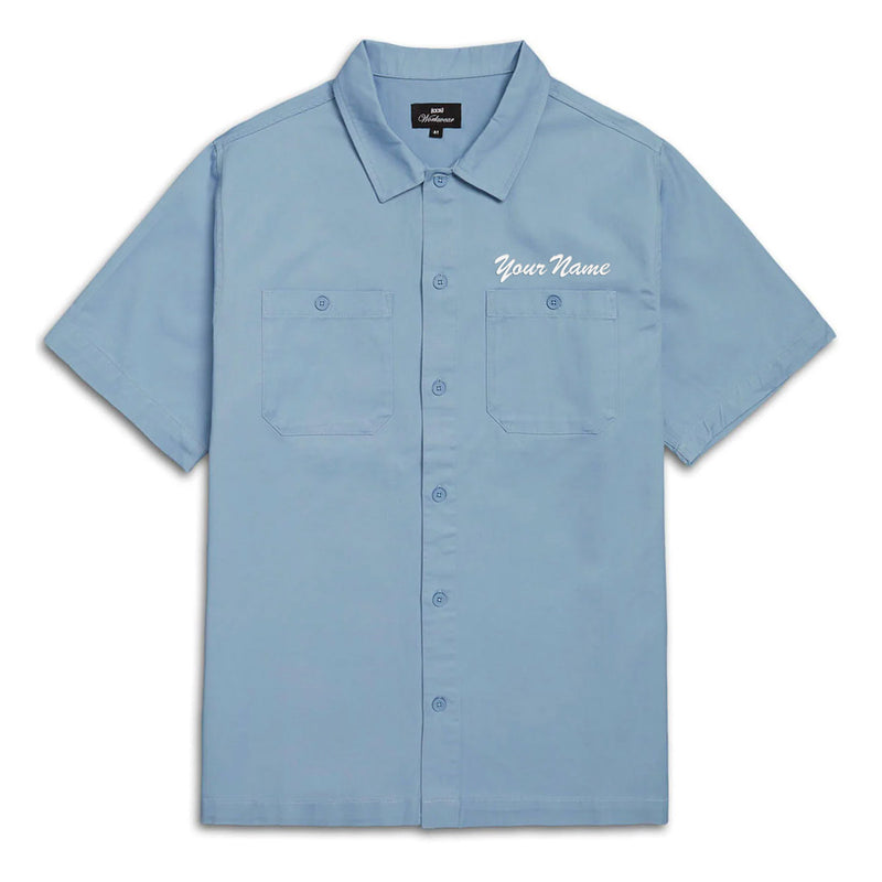 CCS Custom Embroidered Work Shirt - Light Blue