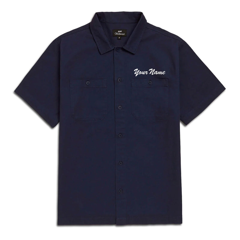 CCS Custom Embroidered Work Shirt - Navy