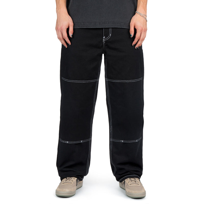 CCS Double Knee Original Relaxed Canvas Pants - Black/White