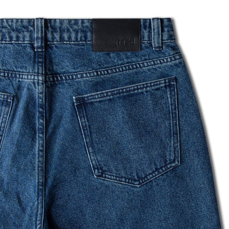 CCS Double Knee Original Relaxed Denim Jeans - True Blue