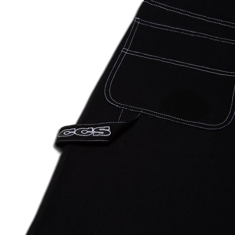 CCS Hammer Loop Canvas Shorts - Black/White