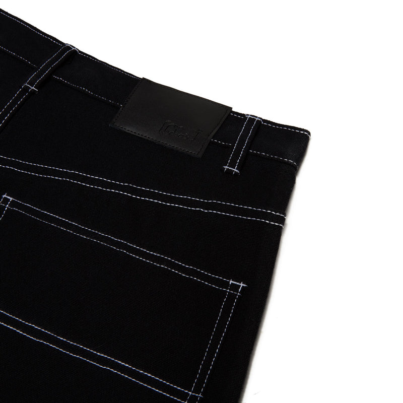 CCS Hammer Loop Canvas Shorts - Black/White