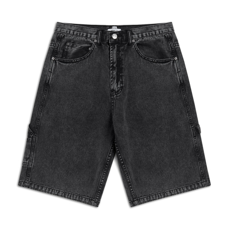 CCS Hammer Loop Jean Shorts - Acid Wash Black