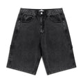 CCS Hammer Loop Jean Shorts - Acid Wash Black