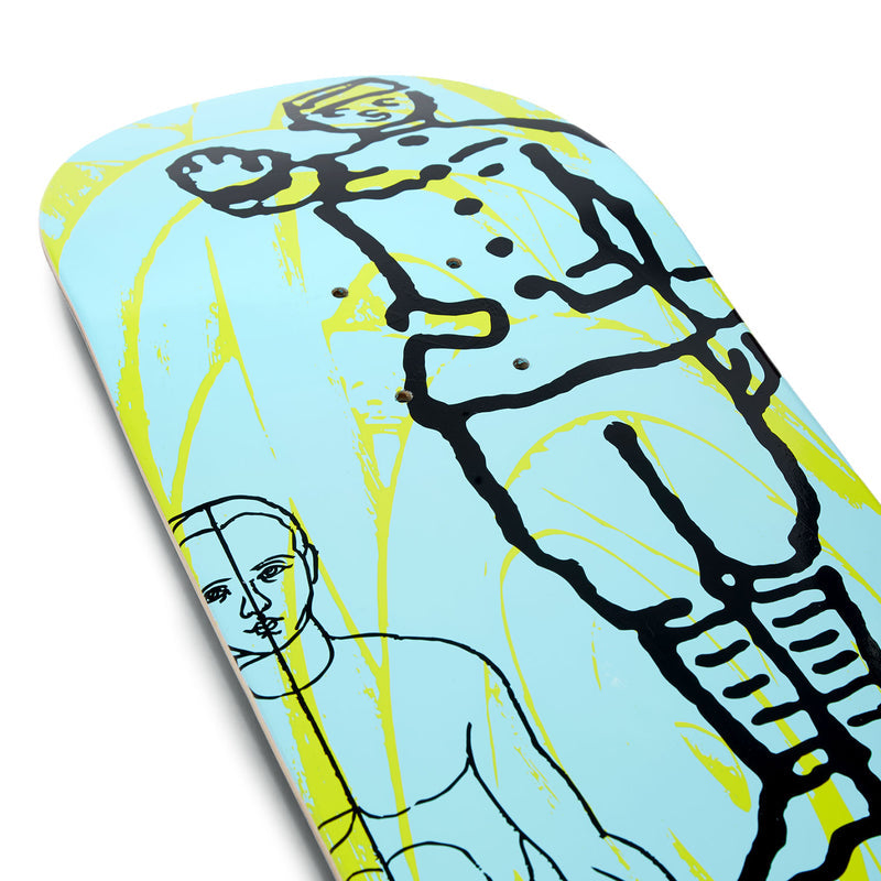 CCS Human Condition Skateboard Deck - Teal/Slime