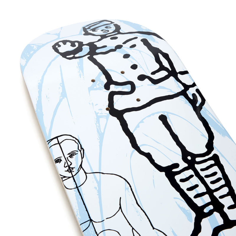 CCS Human Condition Skateboard Deck - White/Blue