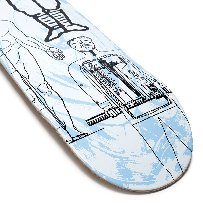 CCS Human Condition Skateboard Deck - White/Blue