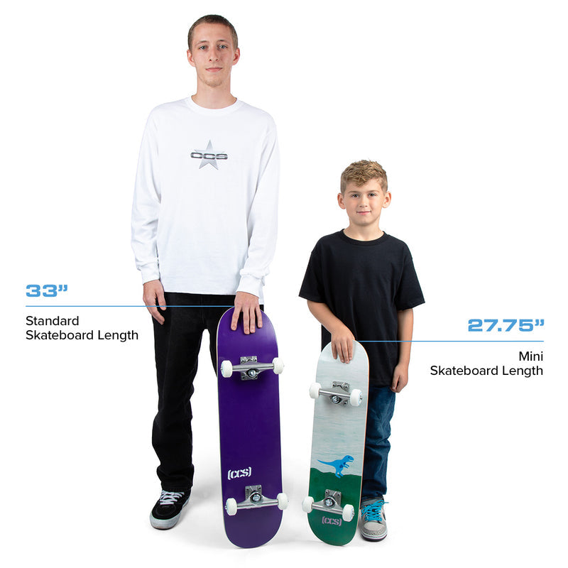 CCS Logo Mini Skateboard Complete - Evergreen