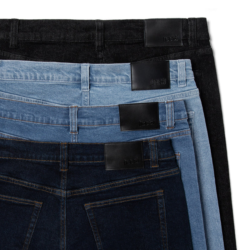 CCS Relaxed Stretch Denim Jeans - 12oz Bleach Wash
