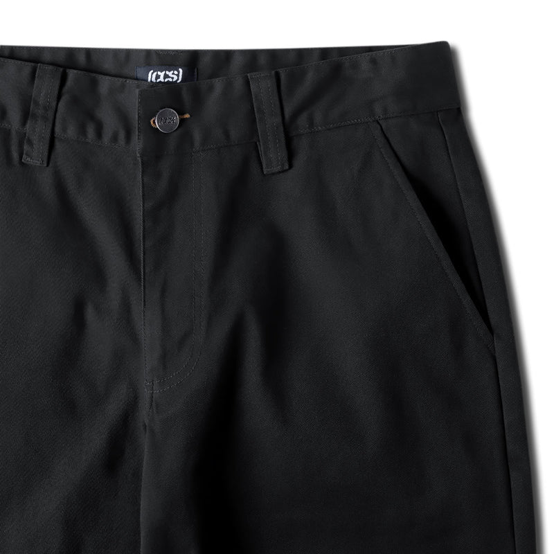 CCS Slim Stretch Chino Pants - Black