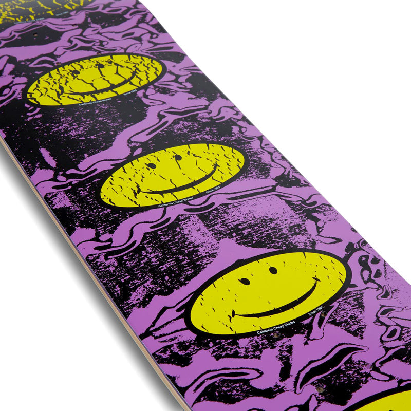 CCS Smile Decay Skateboard Deck - Purple