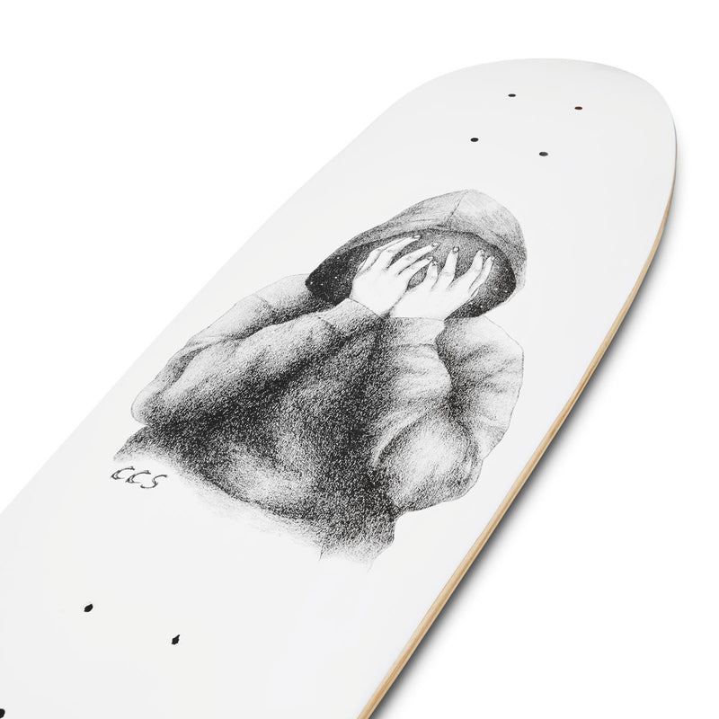 CCS Smile on The Surface Crusier Skateboard Complete - White - 8.00"