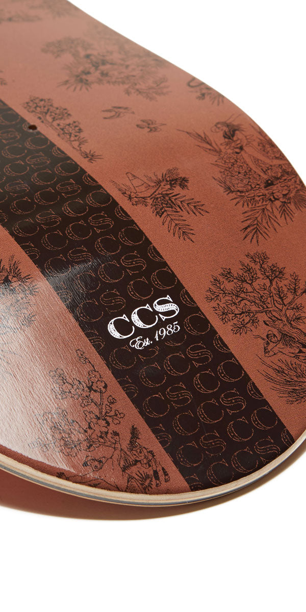 CCS Toile Skateboard Deck - Brown Root