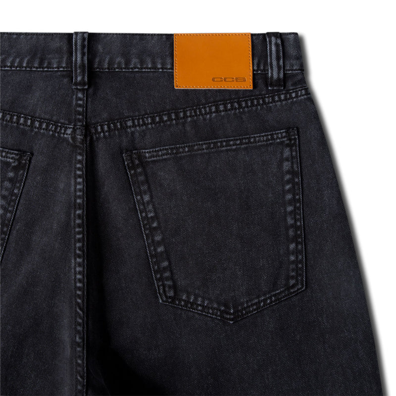 CCS Western Bootcut Denim Jeans - Acid Wash Black