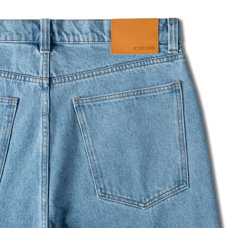 CCS Western Bootcut Denim Jeans - Rinsed Blue