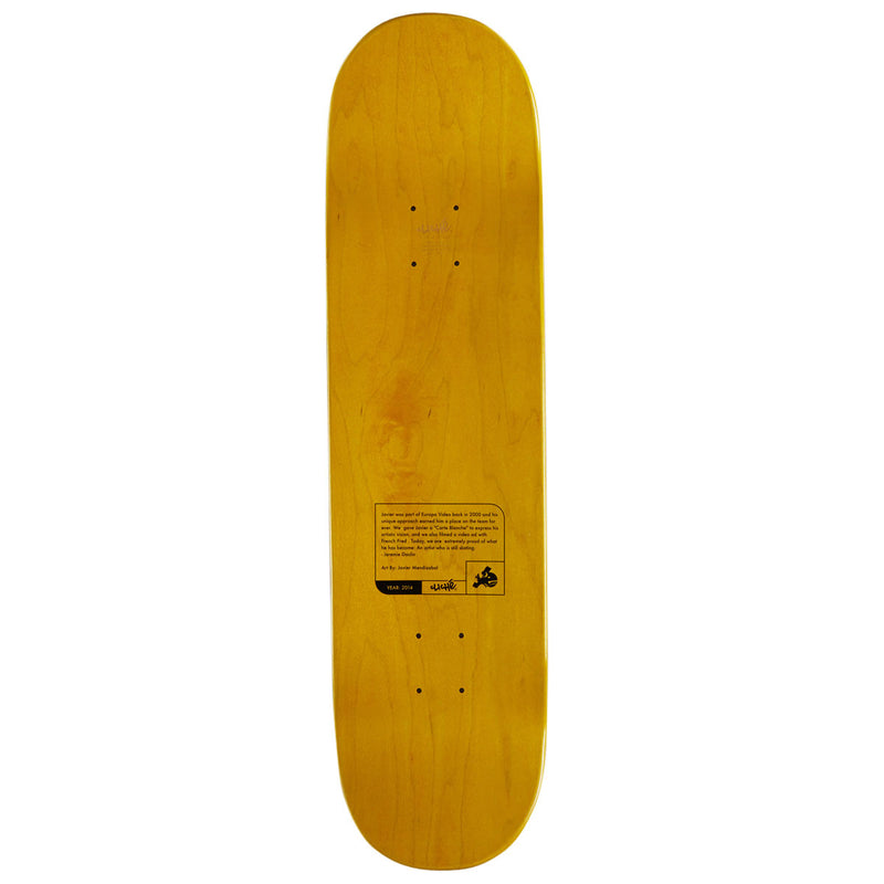 Cliché Javier Mendizabal Griptape Art Skateboard Deck - 8.25"