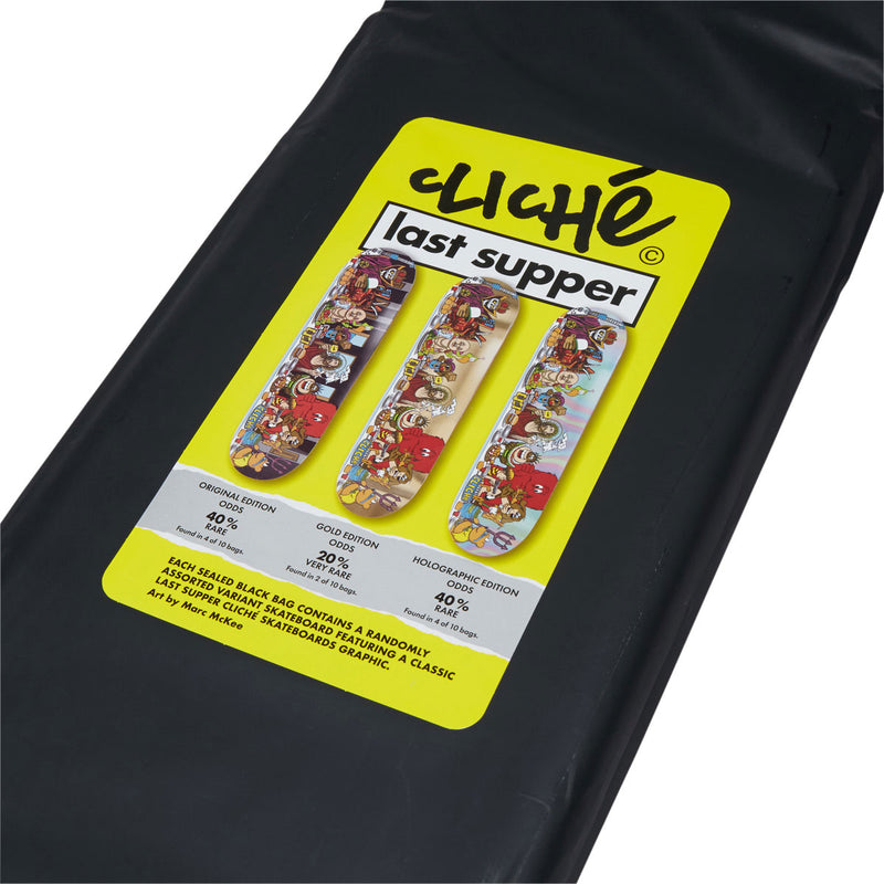 Cliché Last Supper Golden Ticket Blind Bag Skateboard Deck - 8.50"