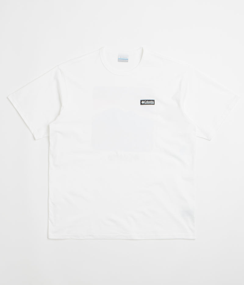 Columbia CSC Heavyweight Back Graphic T-Shirt in White and Photoreal CMYK