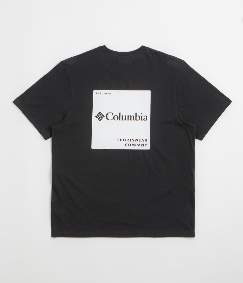 Columbia CSC Logo Back T-Shirt in Black and Boxy Brand