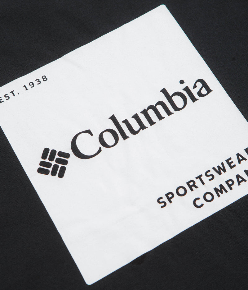 Columbia CSC Logo Back T-Shirt in Black and Boxy Brand