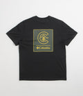 Columbia CSC Logo Back T-Shirt in Black and Linework C Badge