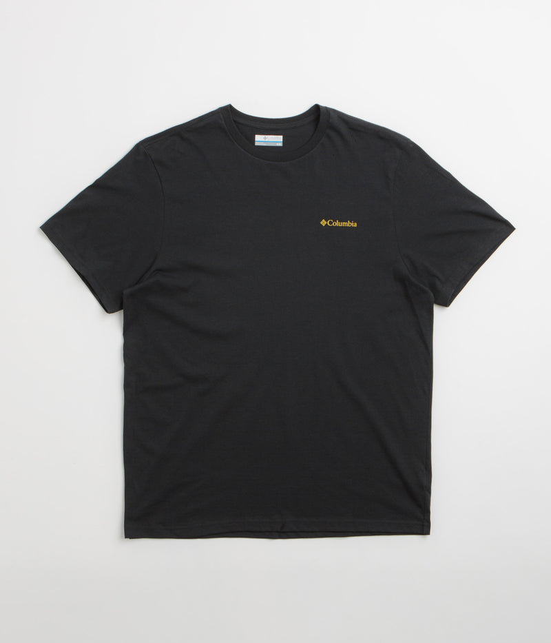 Columbia CSC Logo Back T-Shirt in Black and Linework C Badge