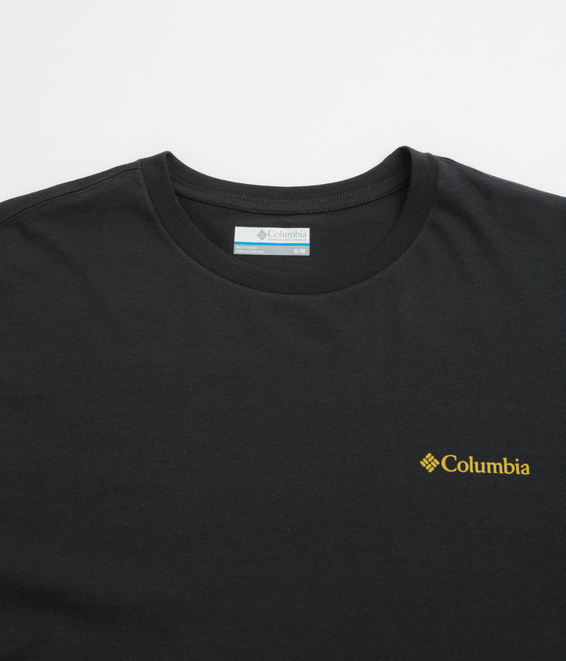 Columbia CSC Logo Back T-Shirt in Black and Linework C Badge