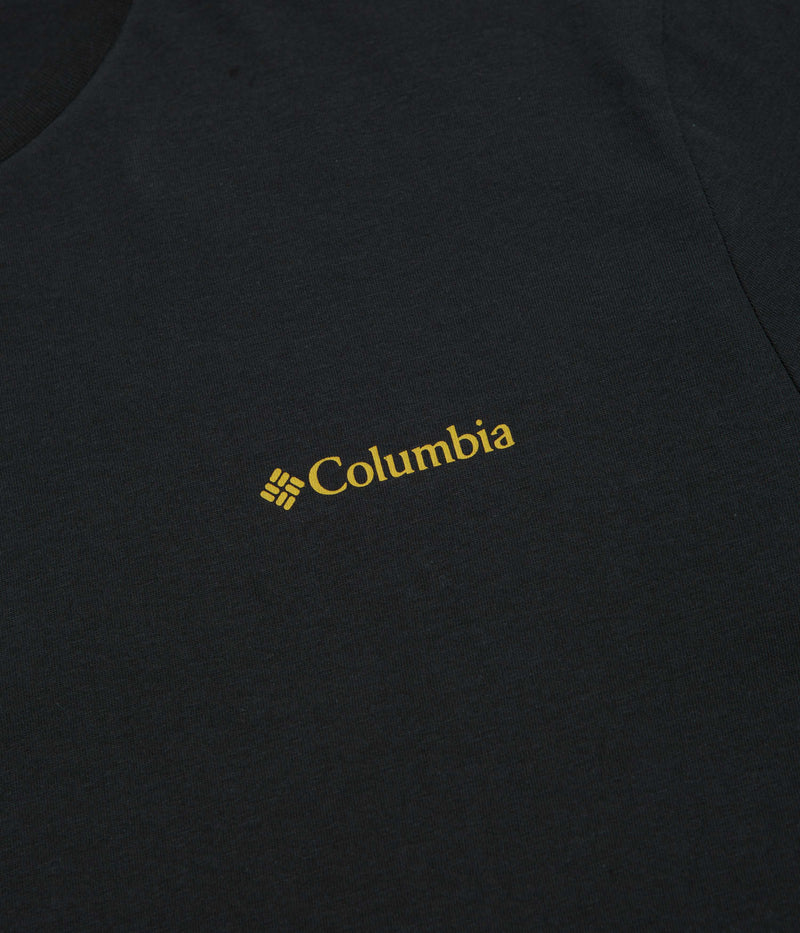 Columbia CSC Logo Back T-Shirt in Black and Linework C Badge