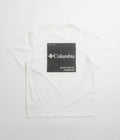 Columbia CSC Logo Back T-Shirt in White and Boxy Brand