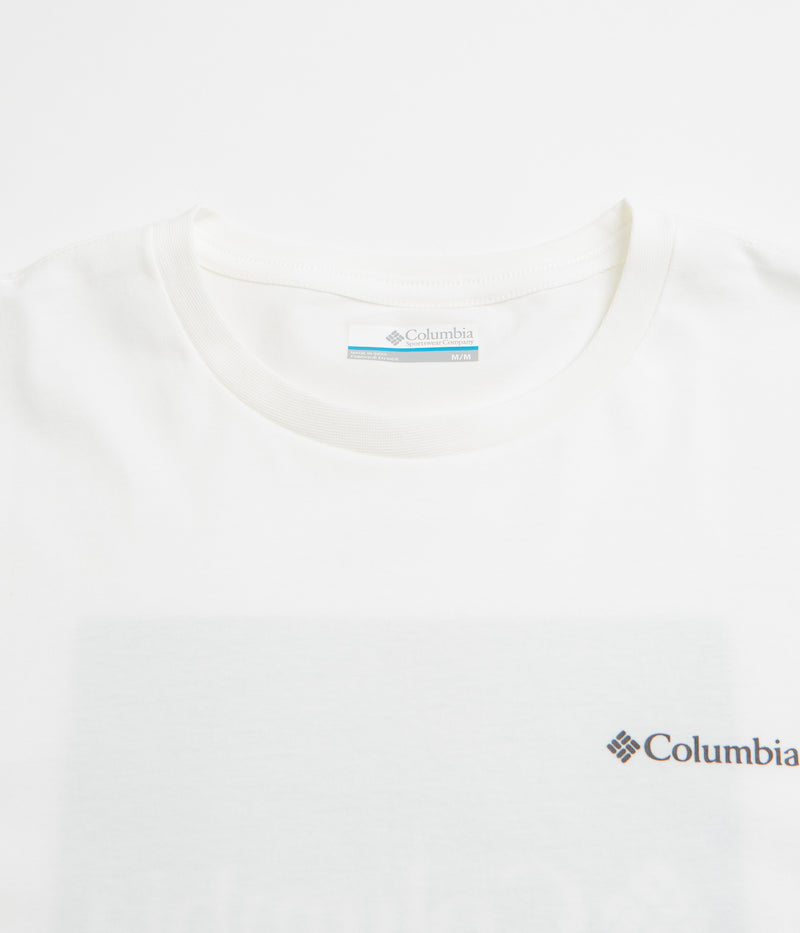 Columbia CSC Logo Back T-Shirt in White and Boxy Brand