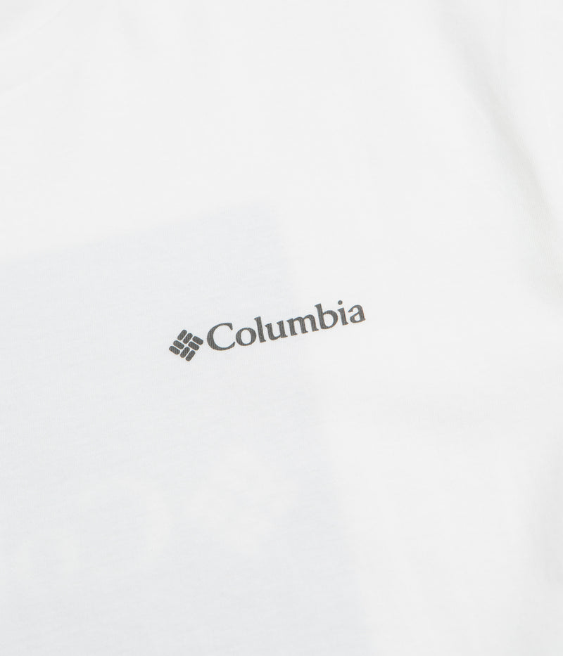 Columbia CSC Logo Back T-Shirt in White and Boxy Brand