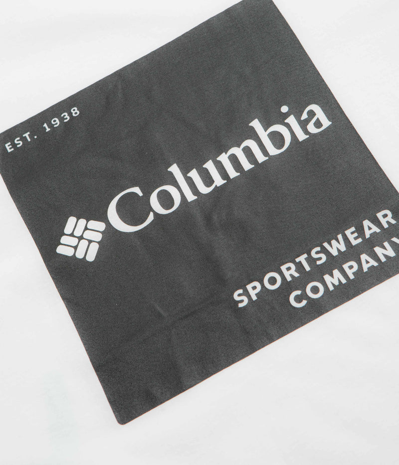 Columbia CSC Logo Back T-Shirt in White and Boxy Brand