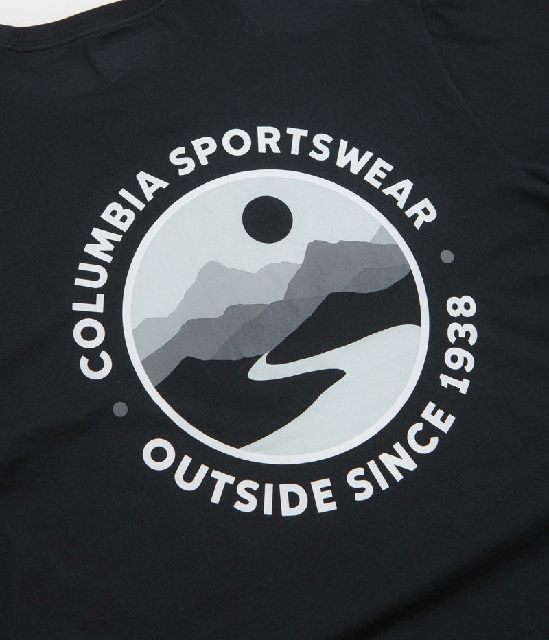 Columbia CSC Outdoor Back Graphic T-Shirt in Black and Scoped View
