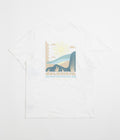 Columbia CSC Outdoor Back Graphic T-Shirt in White and Shining Landscape