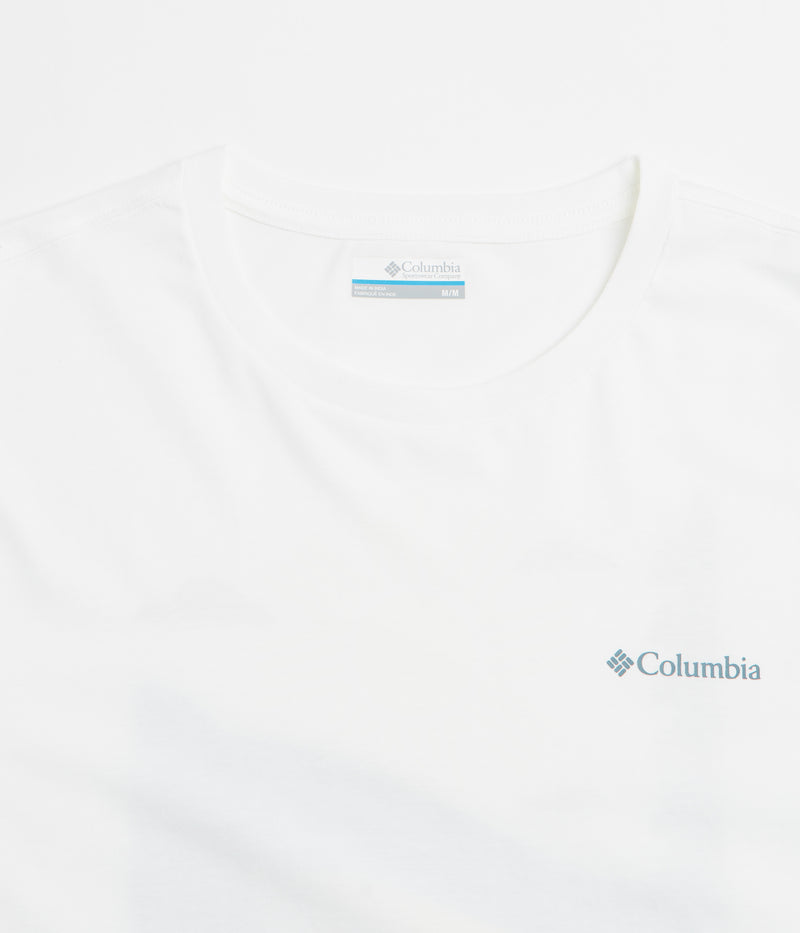 Columbia CSC Outdoor Back Graphic T-Shirt in White and Shining Landscape